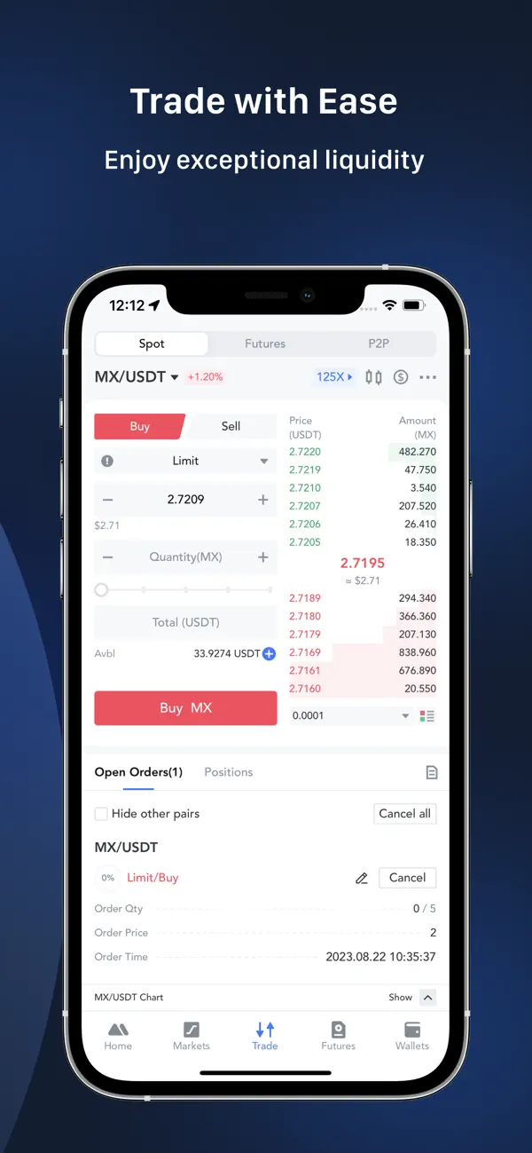 MEXC - App for iOS screenshot 4