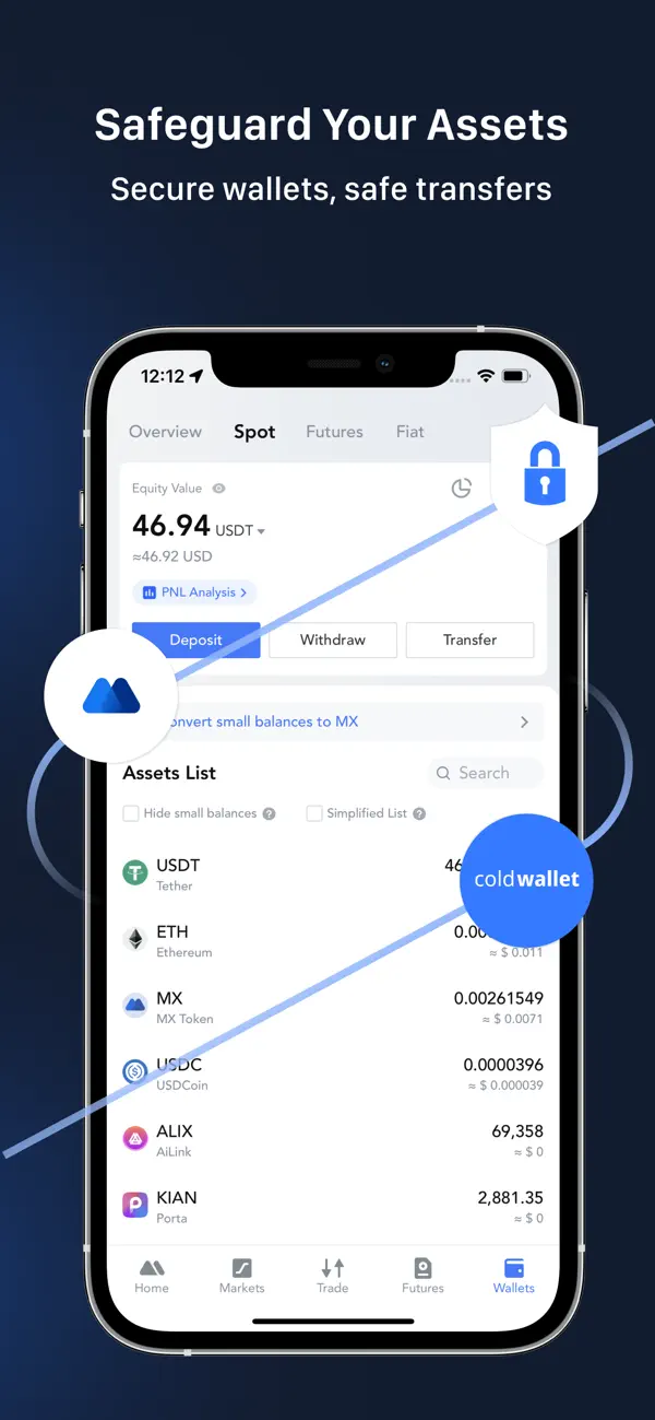 MEXC - App for iOS screenshot 1