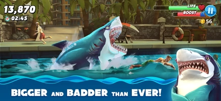 Screenshot 1 of Hungry Shark World Hack