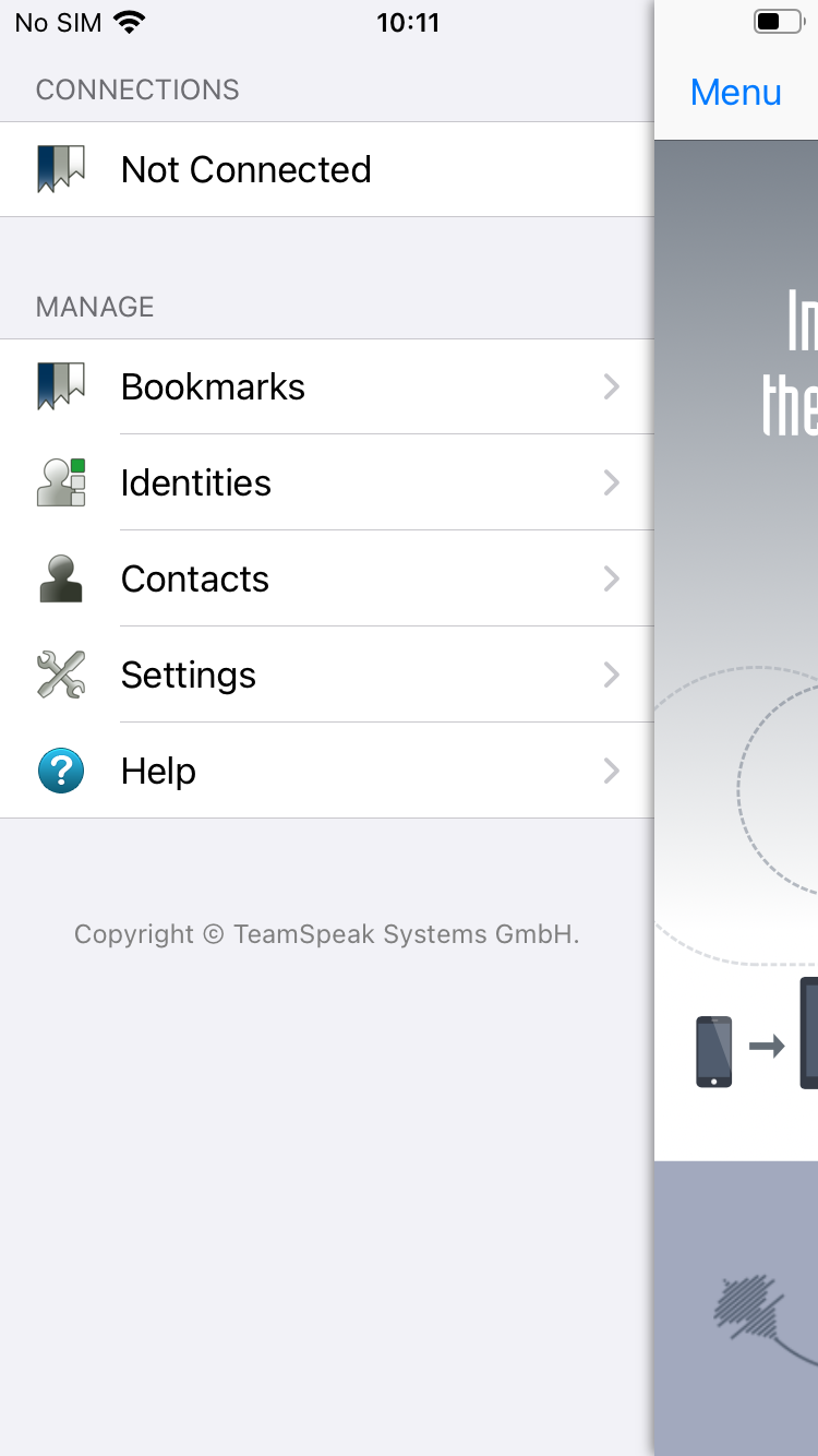 TeamSpeak screenshot 2