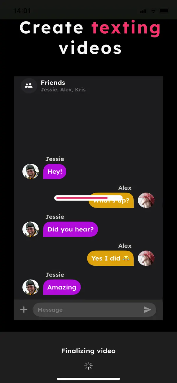 TextStory - Create Chat Story (Original App) screenshot 1