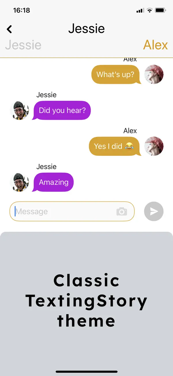 TextStory - Create Chat Story (Original App) screenshot 2