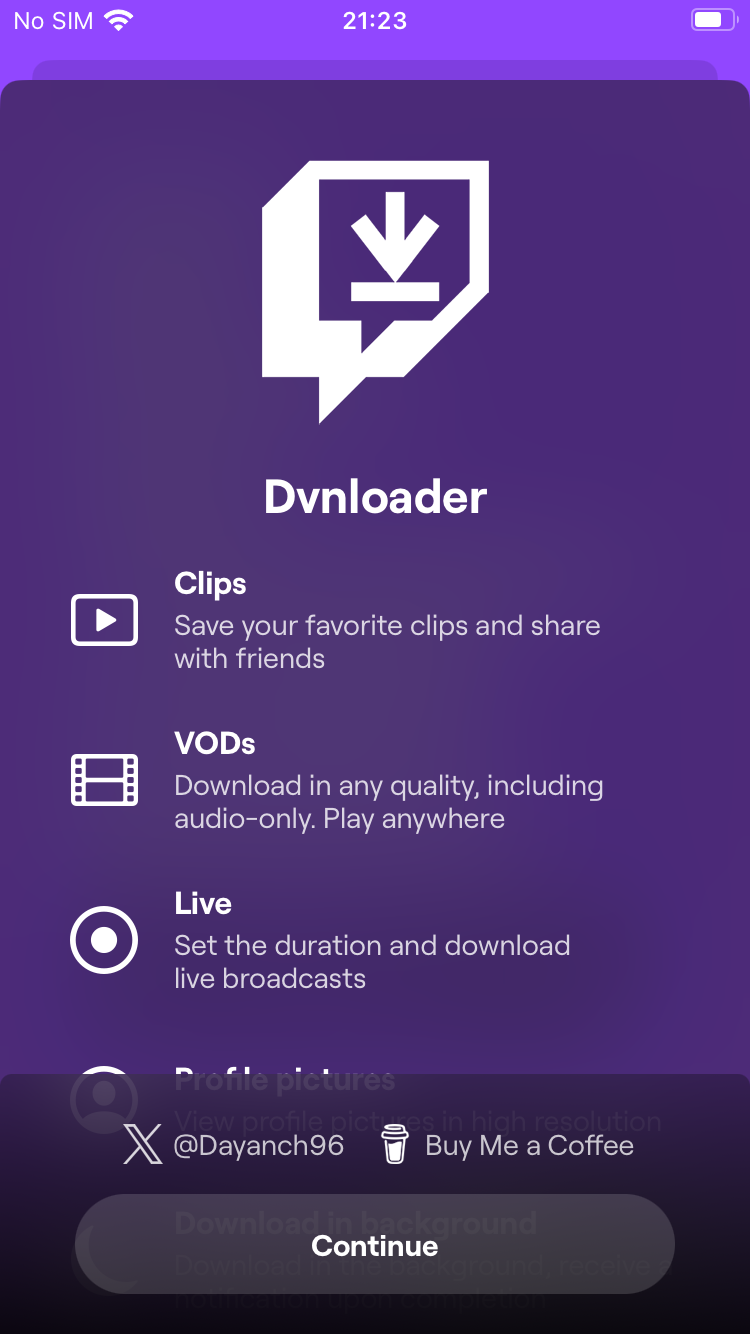 Twitch+ (TwitchDvnloader) screenshot 1