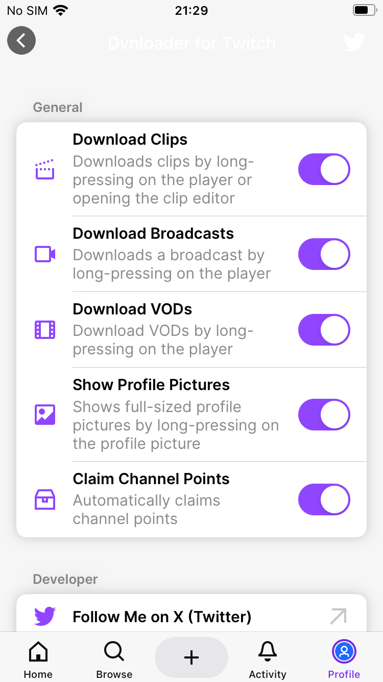 Twitch+ (TwitchDvnloader) screenshot 4